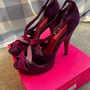 Betsey Johnson Deep Purple Heels